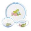 Portmeirion Children's Tabletop|Botanic Garden Terrace Frog Melamine 3 Piece Set