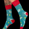 Powder UK Socks|Centre Court Teal Blue Socks