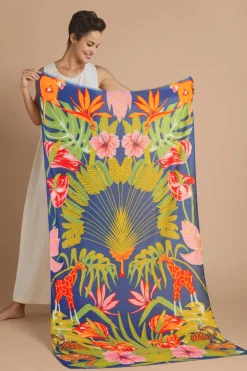 Powder UK Scarves & Wraps|Deco Jungle Printed Scarf