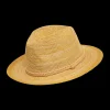 Powder UK Hats|Natalie Hat (Mango) with Yellow Braid