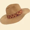 Powder UK Hats|Natasha Hat Chevron Band (Teracotta)