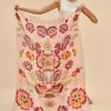 Powder UK Scarves & Wraps|Printed Floral Symmetry Scarf (Pink)
