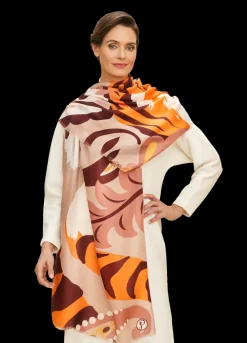 Powder UK Scarves & Wraps|Printed Thrill of the Tiger Scarf