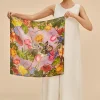 Powder UK Scarves & Wraps|Silk Whimsical Woodland Scarf (Lilac)