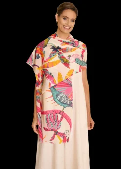 Powder UK Scarves & Wraps|Tropical Paradise Pink Scarf