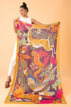 Powder UK Scarves & Wraps|Winter Wonderland Printed Scarf