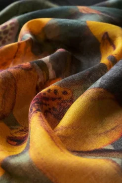 Powder UK Scarves & Wraps|Wool Wrap Botany Bliss Scarf (Charcoal)