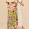Powder UK Scarves & Wraps|Wool Wrap Oversized Botanicals Scarf (Slate)