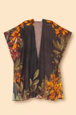 Powder UK Scarves & Wraps|Wool Wraparound Botany Bliss (Charcoal)