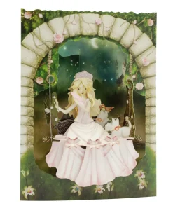 Greeting Cards|Princess on a Swing Swing Card
