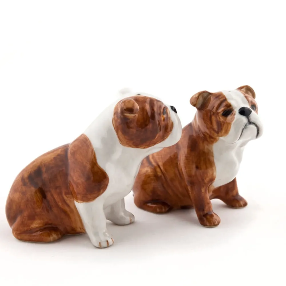 Quail Ceramics Quail Ceramics|English Bulldog Salt & Pepper Shakers