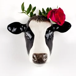 Quail Ceramics Vases|Wall Decor|Friesian Cow Wall Vase