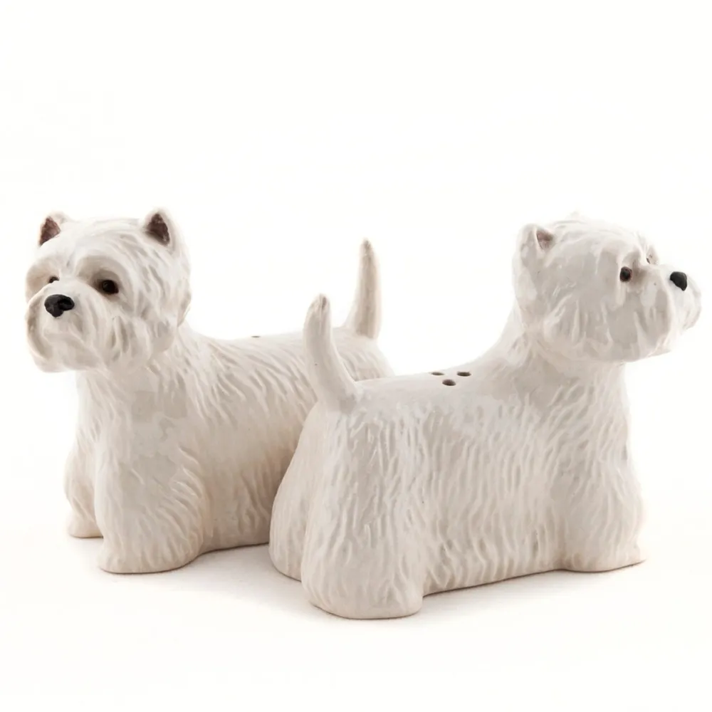 Quail Ceramics Quail Ceramics|Westie Salt & Pepper Shakers