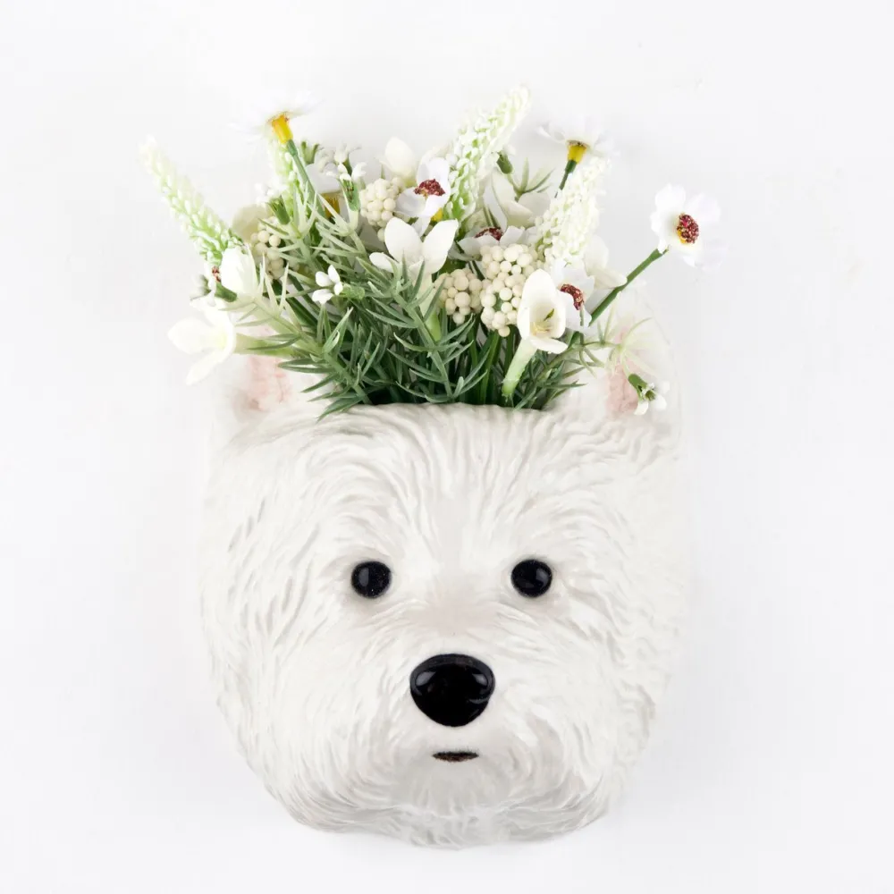 Quail Ceramics Vases|Wall Decor|Westie Small Wall Vase