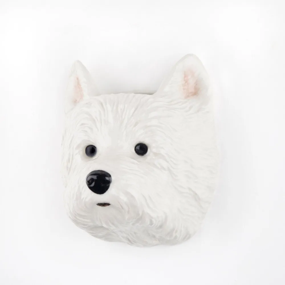 Quail Ceramics Vases|Wall Decor|Westie Small Wall Vase