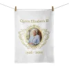 Souvenirs|Cultural Icons|Queen Elizabeth II 1926–2022 Portrait Tea Towel