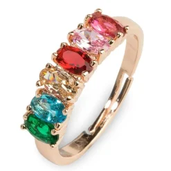 Rings|Rainbow Rose Gold Ring