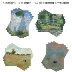 RainCaper Boxed Cards|Claude Monet Favorites Boxed Notecards