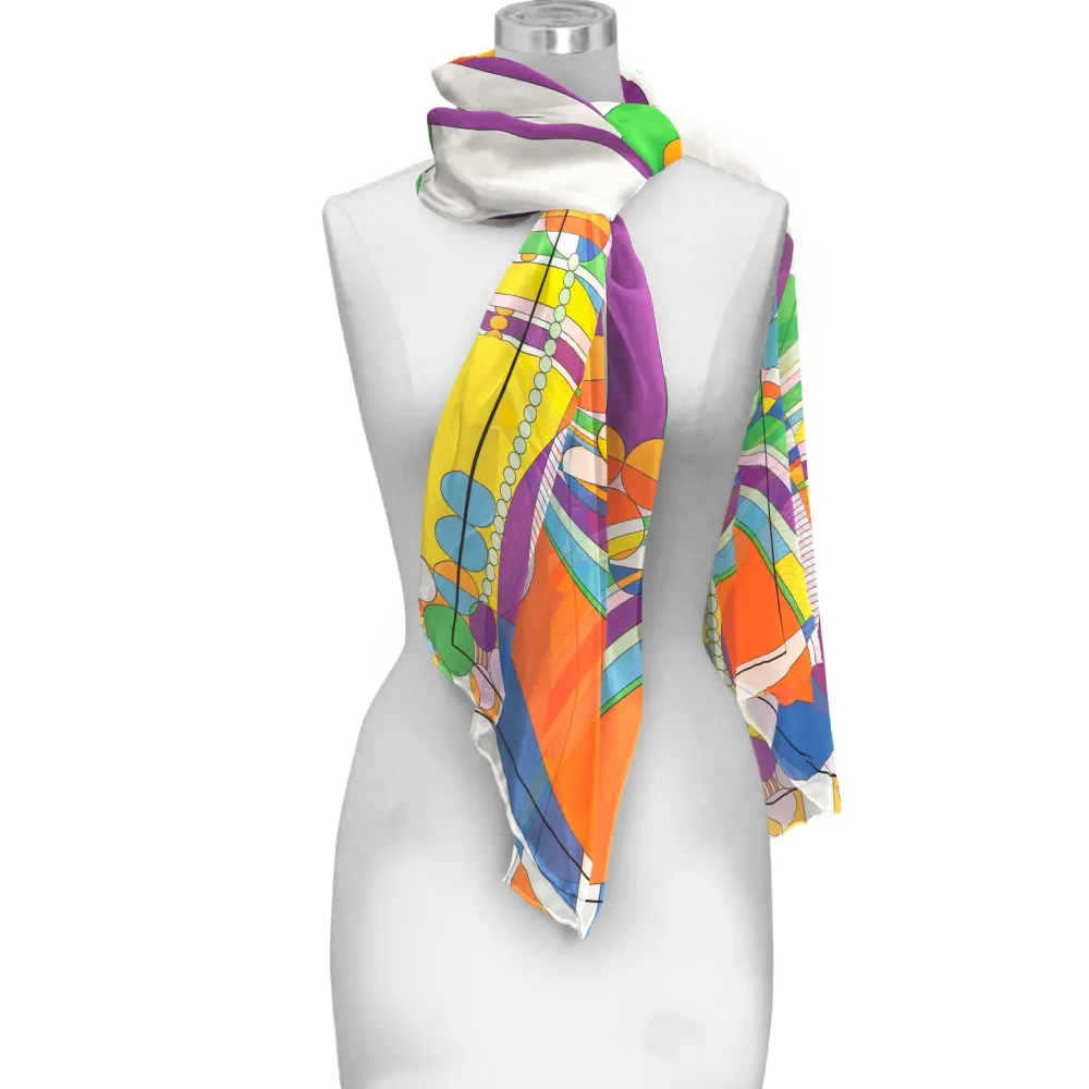 RainCaper Scarves & Wraps|Frank Lloyd Wright "March Balloons" Sheer Scarf