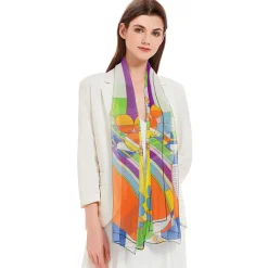 RainCaper Scarves & Wraps|Frank Lloyd Wright "March Balloons" Sheer Scarf
