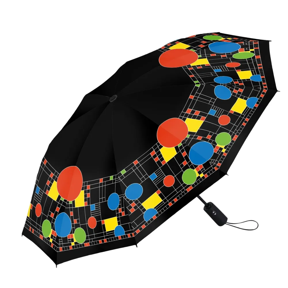 RainCaper Rainwear & Umbrellas|Frank Lloyd Wright "Coonley Playhouse" Travel Umbrella