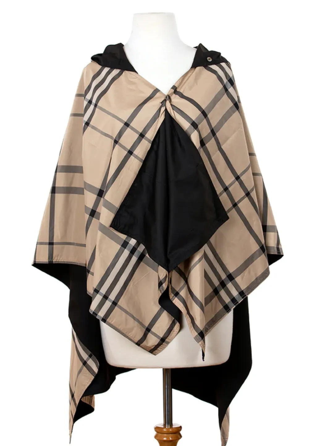Rainwear & Umbrellas|RainRap (Black & Plaid)
