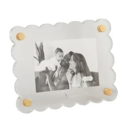 Picture Frames|Rectangle Scallop Acrylic Frame
