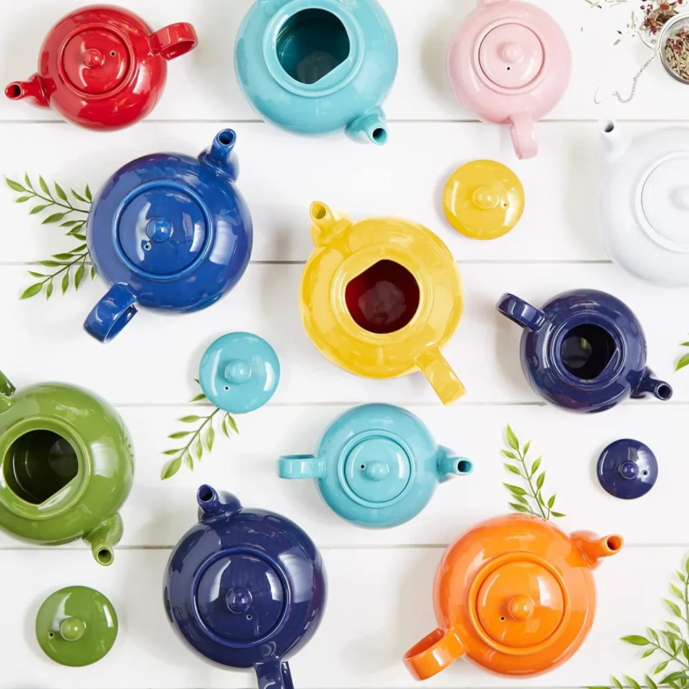 Teapots|Red Stoneware Teapot