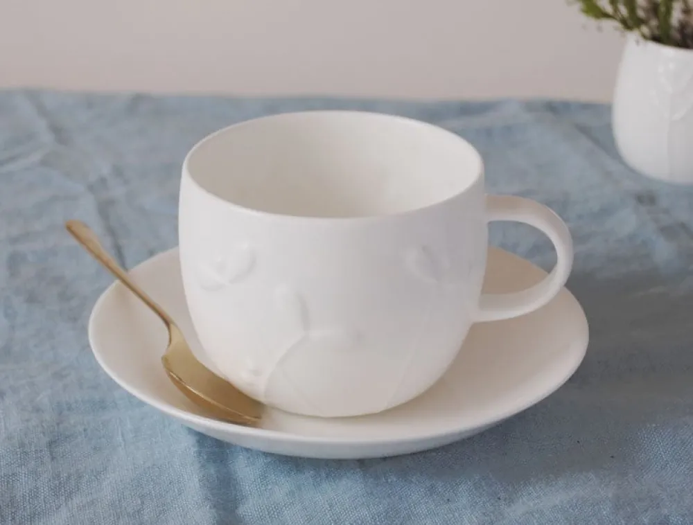Repeat Repeat Teacups & Saucers|Plum Cress Teacup & Saucer