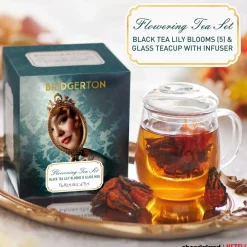 Republic of Tea Assorted Mugs|Republic Of Tea|Bridgerton Flowering Tea Set