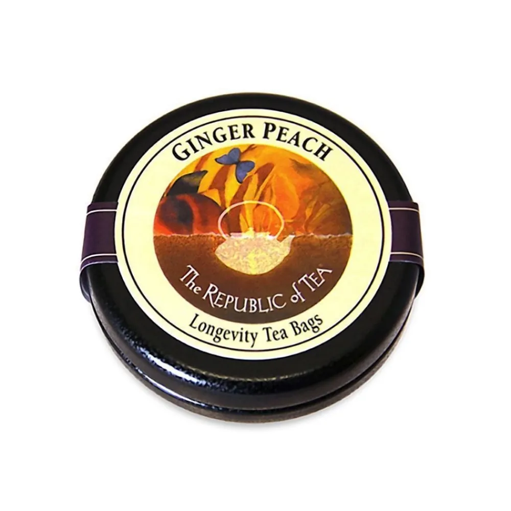 Republic of Tea Republic Of Tea|Ginger Peach Traveler's Tin 6s