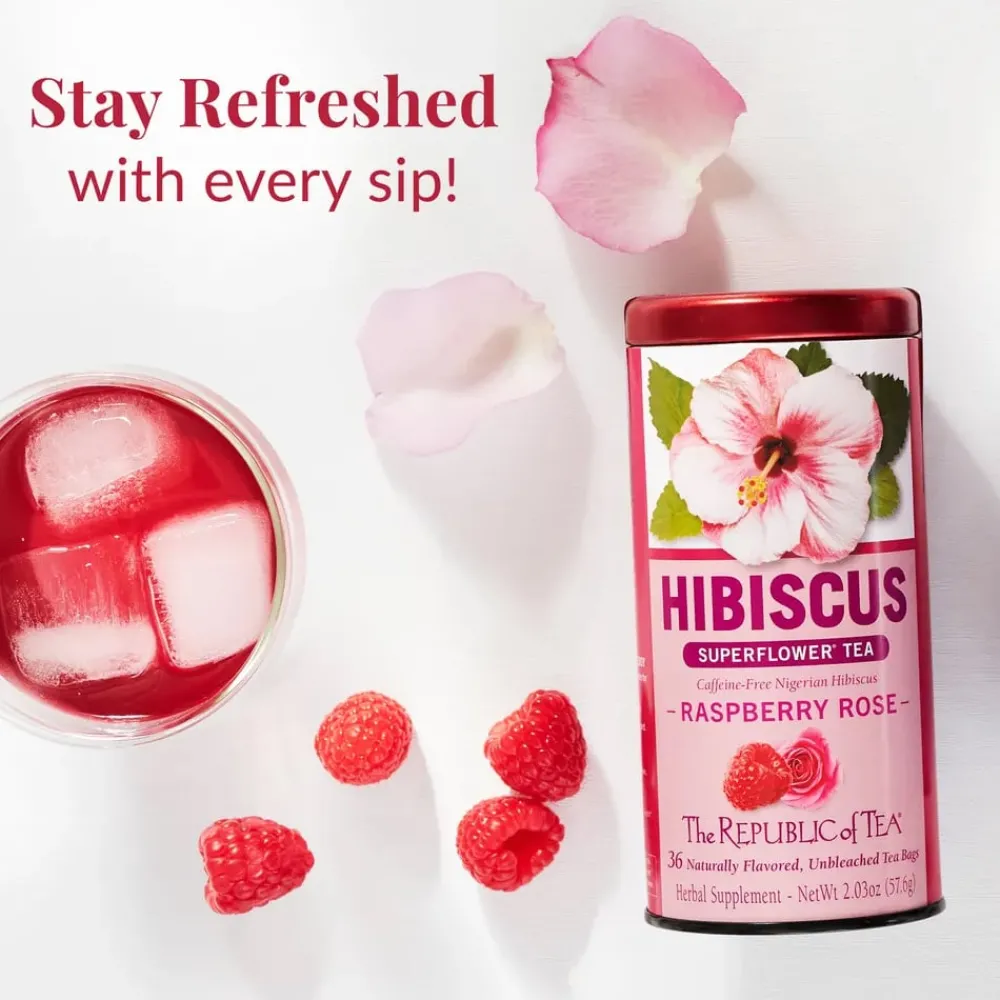 Republic of Tea Republic Of Tea|Hibiscus Raspberry Rose Herbal 36s