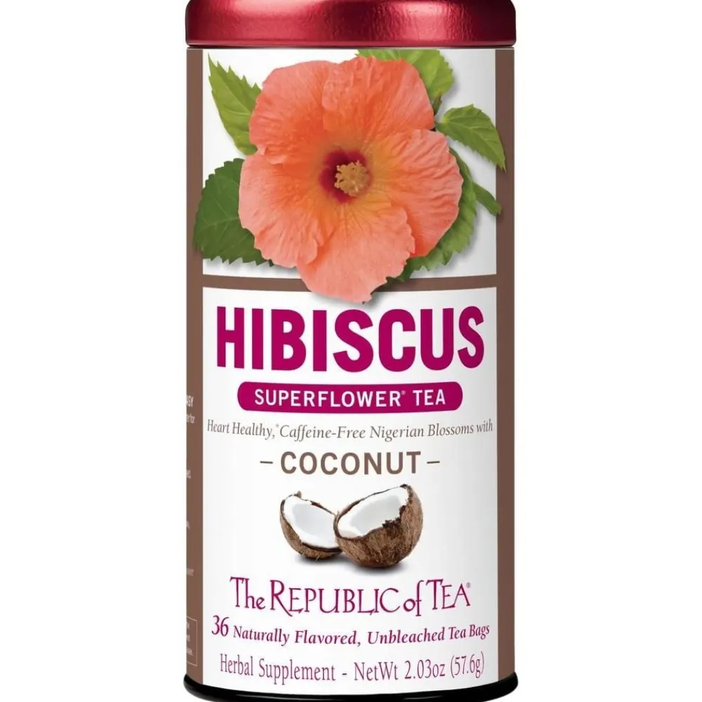 Republic of Tea Republic Of Tea|Hibiscus Coconut Herbal 36s