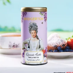 Republic of Tea Cultural Icons|Republic Of Tea|Bridgerton Queen's Cake Vanilla Fruit Rooibos 36s