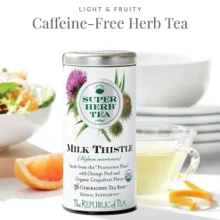 Republic of Tea Republic Of Tea|Super Herb Organic Milk Thistle Herbal 36s