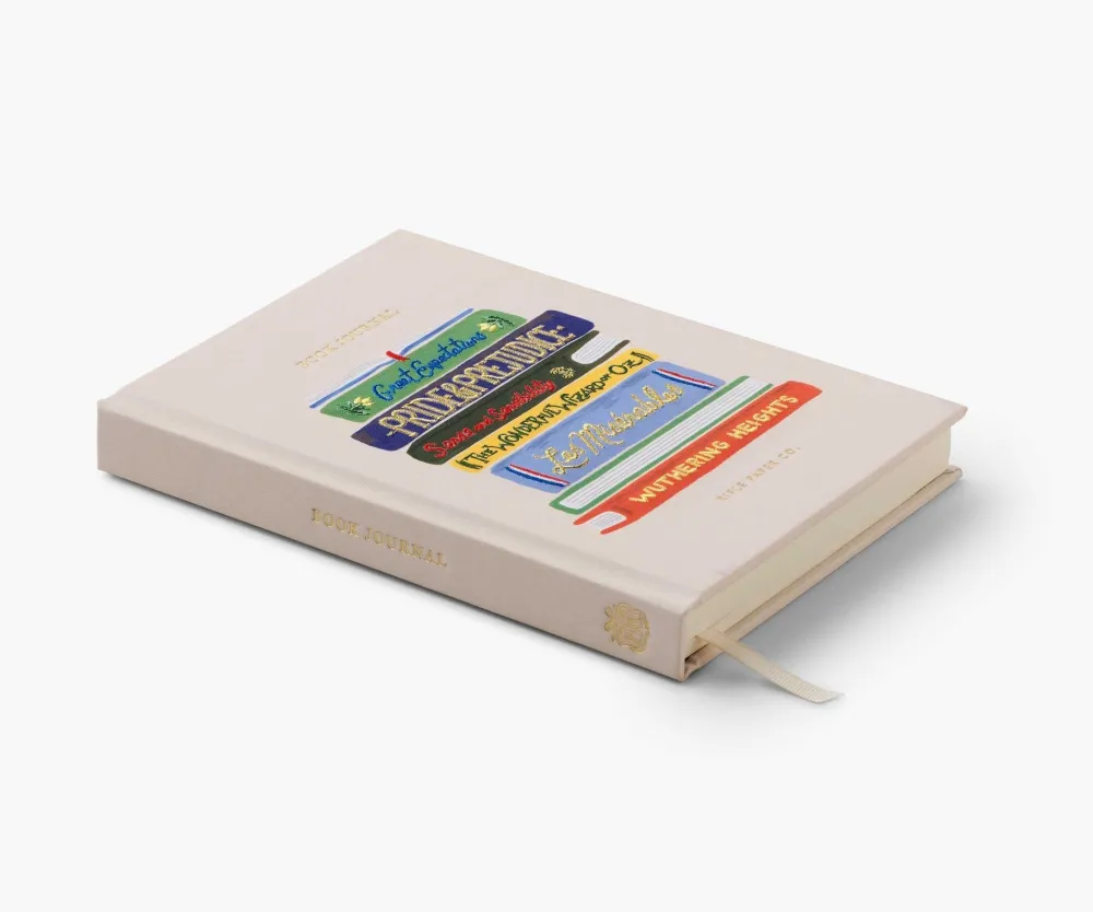 Rifle Paper Co. Journals & Other Stationery|Book Club Embroidered Book Journal