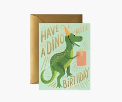 Rifle Paper Co. Greeting Cards|Dino-Mite Birthday Card