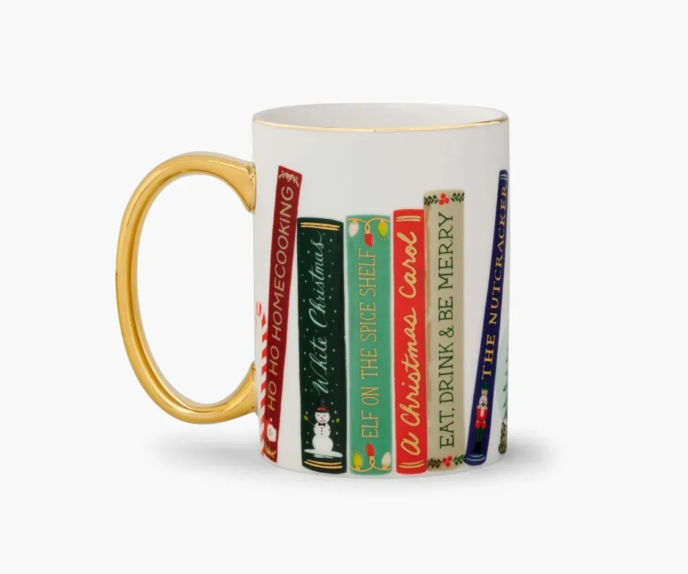 Rifle Paper Co. Assorted Mugs|Festive Book Club Porcelain Mug