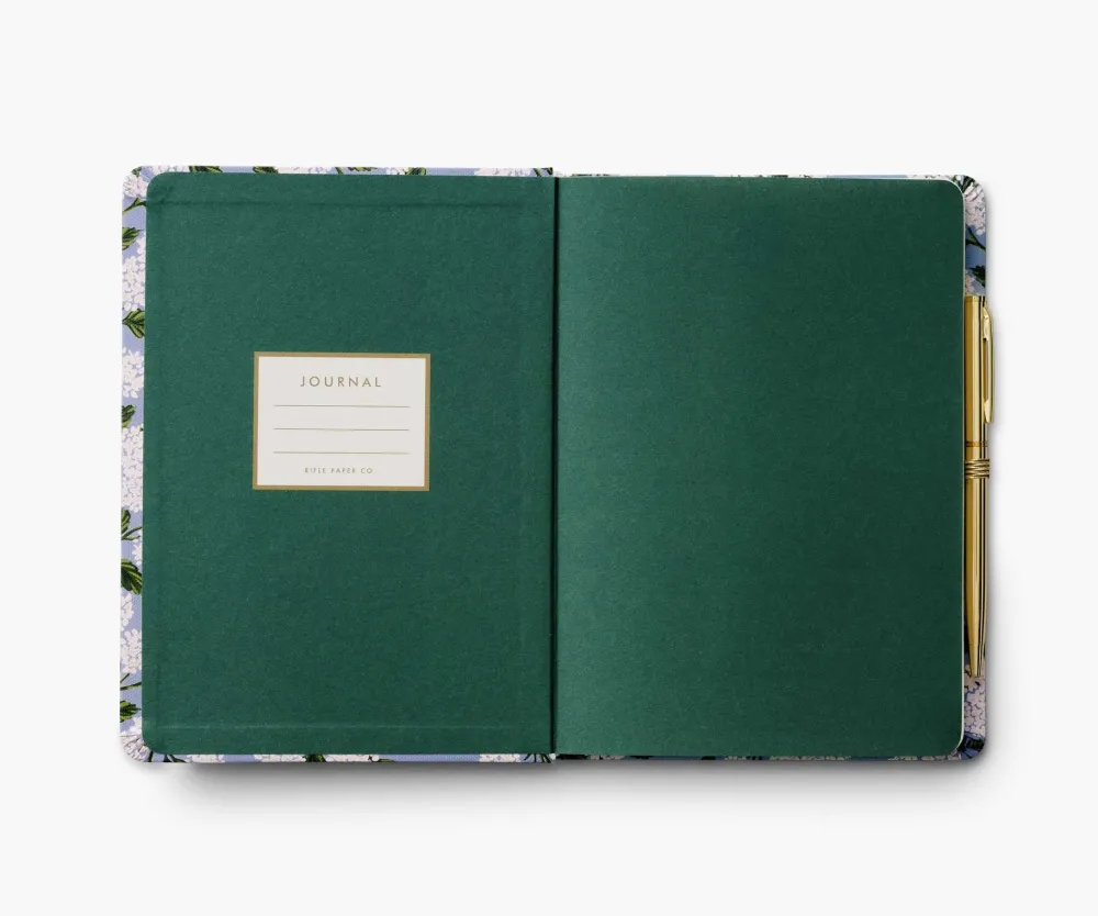 Rifle Paper Co. Journals & Other Stationery|Hydrangea Journal with Pen