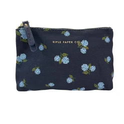Rifle Paper Co. Bath Accessories|Hydrangea Small Zippered Pouch