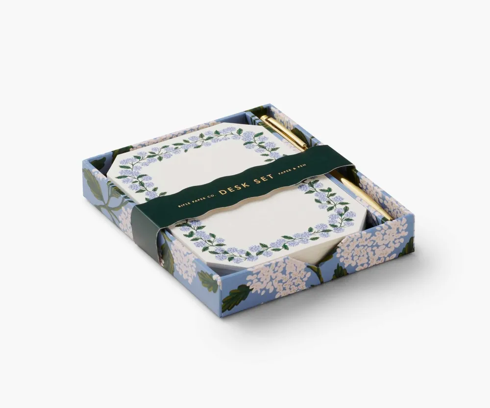 Rifle Paper Co. Journals & Other Stationery|Hydrangea Stationery Set