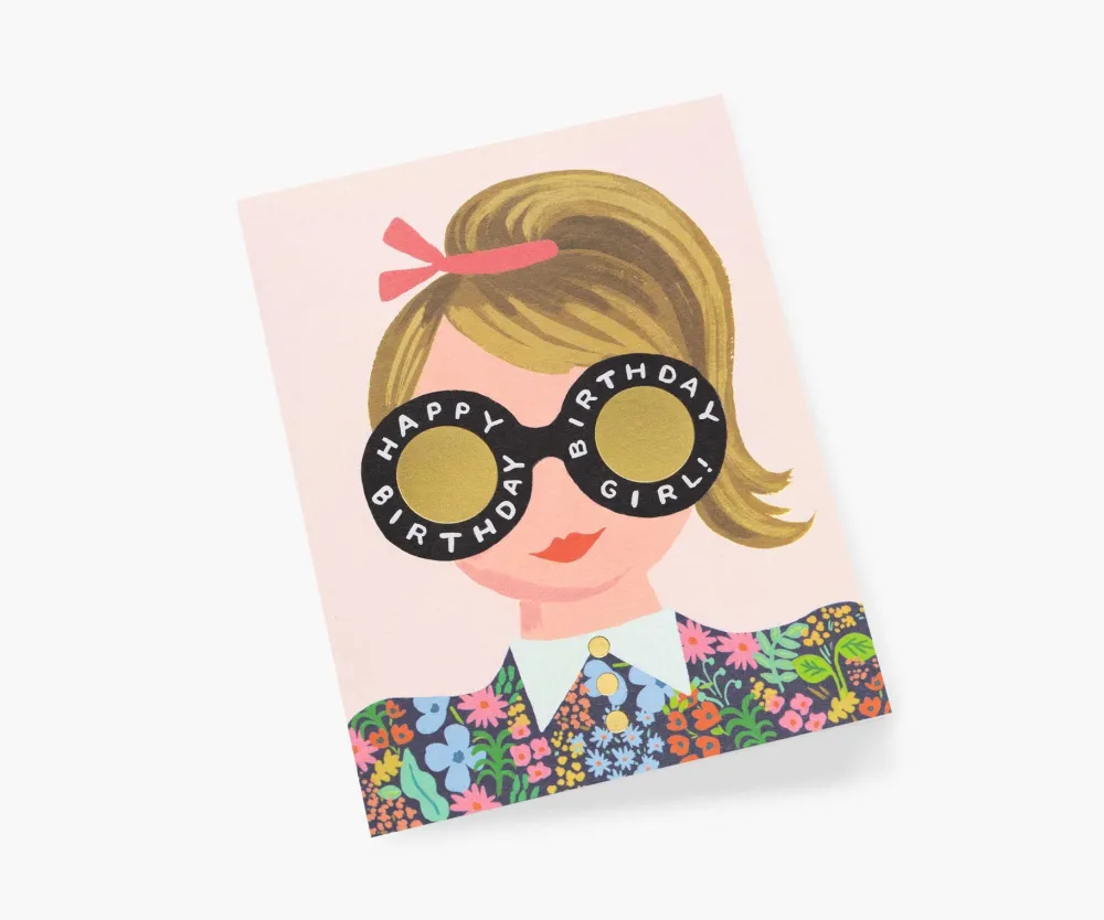Rifle Paper Co. Greeting Cards|Meadow Birthday Girl Birthday Card