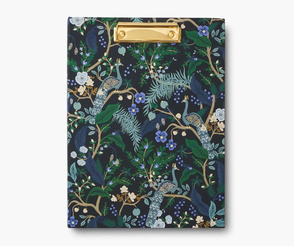 Rifle Paper Co. Journals & Other Stationery|Peacock Clipfolio Notepad