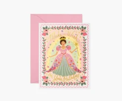 Rifle Paper Co. Greeting Cards|Princess Birthday Card