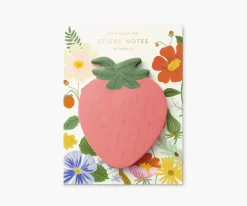 Rifle Paper Co. Journals & Other Stationery|Strawberry-Shaped Sticky Notes