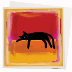 Greeting Cards|RothKat Sleeping Cat Greeting Card