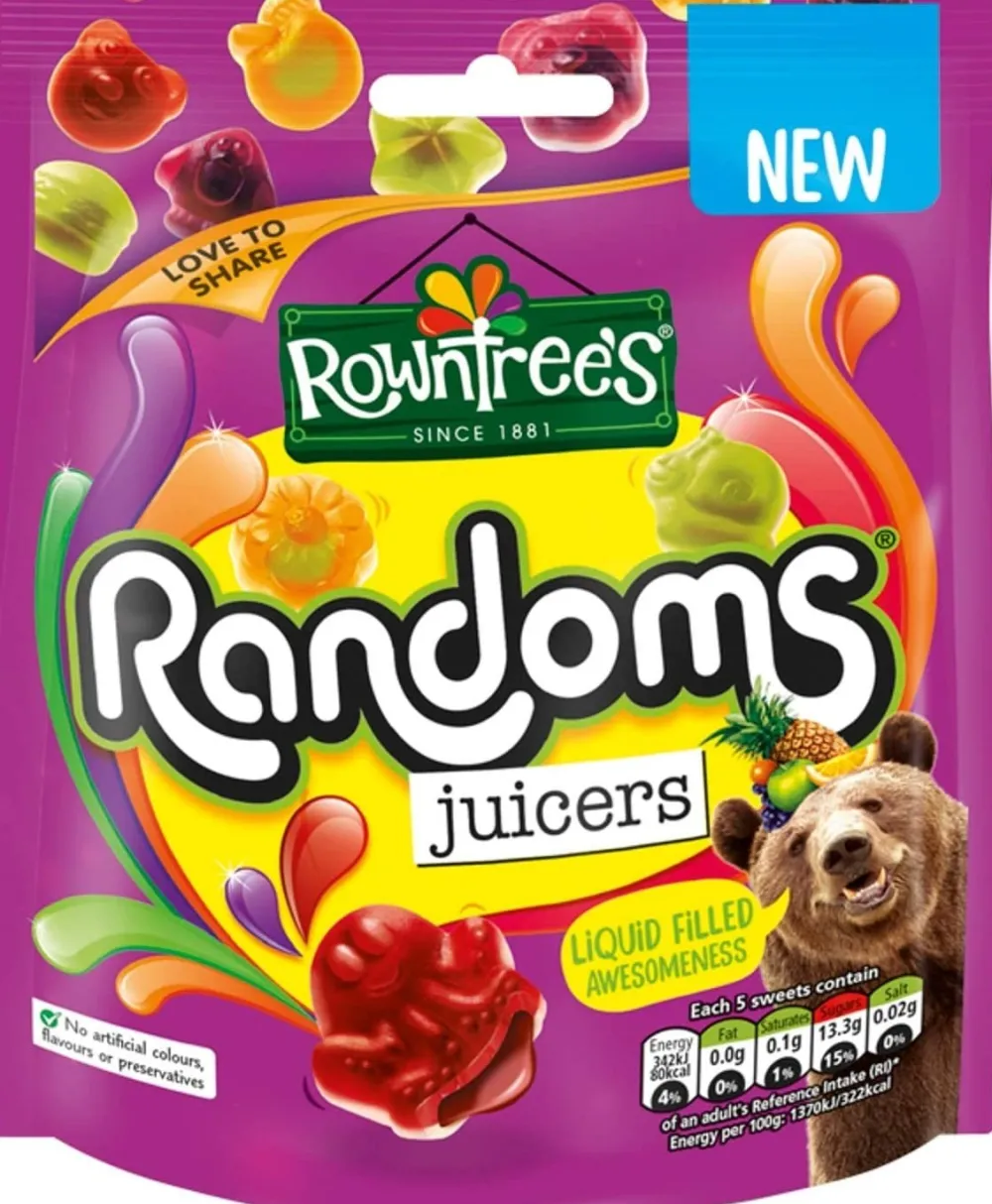 Sweets|Rowntree's Randoms Juicers Sharing Bag
