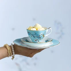 Royal Albert Tea Plates|Tea Sets|100 Years of 1950 Festival Teacup, Saucer & Plate Set