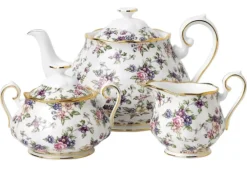 Royal Albert Tea Sets|Teapots|100 Years of 1940 English Chintz Tea Set
