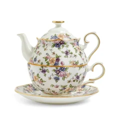 Royal Albert Tea For One|Teapots|100 Years of 1940 English Chintz Tea for One